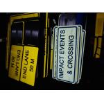 Traffic Signs Retro Reflective Self Adhesive Tape Customized