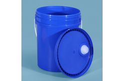 China Nozzle Spout Cover 20L Plastic Bucket for Lubricant and Water Translucent supplier