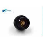 EEG.1K.308.CLL 1K 8pin Lemo alternative K series circular push pull connectors with black chrome for sale