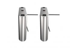 China Anti Hit Tripod Turnstile Gate Self Resetting 500mm Arm RFID Reader supplier
