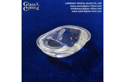 China Custom Optical Borosilicate Glass Street Light LED Glass Lens supplier