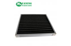 China Eradicate Odor Synthetic Fiber Filter , Mini - Pleat Activated Carbon Filters supplier