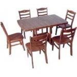 Mahogany Veneer Finished Hotel Dining Table / Hotel Restaurant Furniture for sale