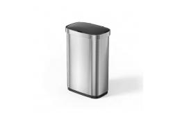 China Automatic Rectangle Touchless Smart Trash Can ，SS Smart Sensor Garbage Bin supplier