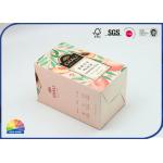 250gsm Solid Bleached Sulphate Folding Carton Box Gold Stamping For Tea Packing