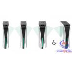 Heavy Flow Electronic Flap Turnstile Security Gate Barrier DC Brushless Motor