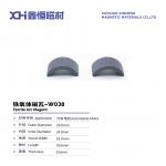 Anisotropic Circular Arc Permanent Magnet Ferrite For Automotive Motors W038 for sale