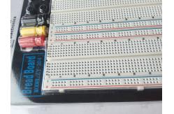 China 1660 Points Electronic solderless breadboard & prototyping board with metal plate supplier