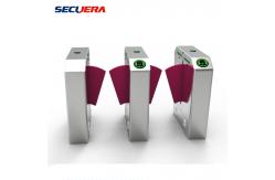 China RFID Card Reader Access Control Flap Barrier Turnstile with Fashion Style Design supplier