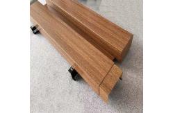 China 100X30mm Aluminum Metal Ceiling U Shaped Baffle Ceiling System With Cover Panel supplier