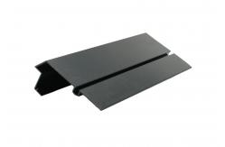 China 2024 Glossy PVC Profiles Extrusion Rigid ABS Extruded Channel supplier