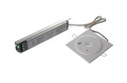 China Non Maintained IP20 LED Recessed Emergency Light Fire Exit Signs 220V supplier