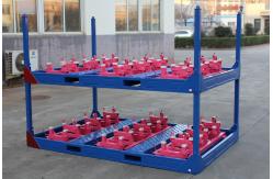 China 2000KGS 4 Layers Detachable Stackable Steel Pallets supplier