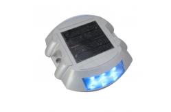 China High Visibility G105 Solar LED Aluminium Round Road Stud for Pedestrian Crossing supplier