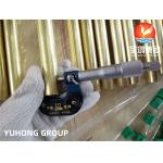 ASTM B111 C44300 Admiralty Brass Seamless Heat Exchanger , Condensador Tube for sale