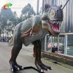 Sunproof Fiberglass Animatronic T Rex Theme Park Dinosaurs Customized for sale
