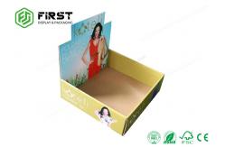 China Custom Printing Retail Shelf Ready Box Foldable CDU Cardboard Counter Display Boxes supplier