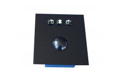 China Black Industrial Trackball Pointing Device / kiosk trackball abrasion - resistant supplier