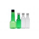 Plastic Green Color Cosmetic Spray Bottle 100ml Long Neck Size Screw Hot Stamping for sale