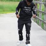 100% Cotton 3d Puff Printing Pullover Tracksuit Cropped Hoodie Tracksuit Quick Dry for sale