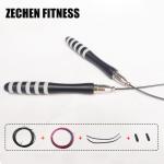 Adjustable Crossfit Jump Rope Black High Speed Self Locking Bodybuilding for sale