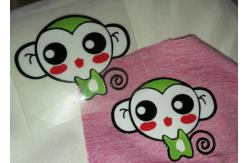China Promotional Silicon Raised Heat Transfer Clothing Labels Custom Iron On Stickers supplier