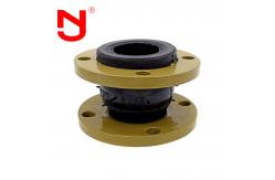 China Carbon Steel DN100 Single Sphere Rubber Expansion Joint 200°F Temperature Rating supplier