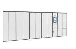 China Remote Control System Outdoor Laundry Locker With Multi Languages Ui Software supplier
