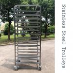 Rk Bakeware China-Stainless Steel Z Frame Nesting Rack Trolley for Bakery Production for sale