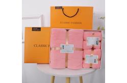 China Customized Printing Designs Pure Cotton Bath Towel Three Piece Set in Rectangle Shape supplier