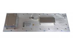 China Ruggedized Metallic Panel Mount Keyboard IP67 Waterproof  73 Keys supplier