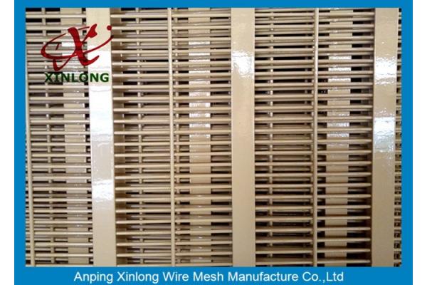Anti Cutting 358 High Security Fence / Security Mesh Fence For Military Base