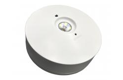 China IP20 SMD LED Round Emergency Light Rechargeable 3 Hours Operation supplier