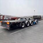 CIMC High Strength Steel 2/3 Axles 20/30/40/45/48/53ft Container Twist Lock Skeleton Semi Trailer for sale