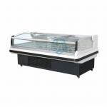 Supermarket Glass Door Chest Freezer Air Cooling 2 To 8 Degree for sale