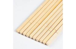China OEM ODM Round Bamboo Compostable Chopsticks Custom Logo Packing supplier