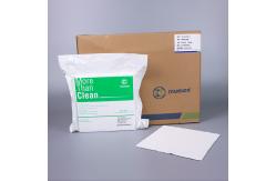 China 100pcs Class 1000 Cleanroom Wipes ESD Microfiber Anti Static Cleaning Wipes supplier
