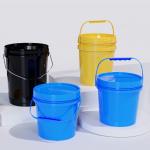 Recycled PP 15 Litre Bucket Party Favor Pails For Beverage Storage for sale