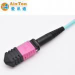 OM3 50/125μm Fiber Mode 24-Core Pre-Terminated MTP/MPO Round Fiber Cable for Data Centers in Vietnam for sale