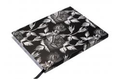 China Hard Back Personalised A5 Notepads Pages Ruled Black Custom Printing supplier