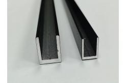 China SGS Certified Customized Width Aluminium U Profile Glass Holder supplier