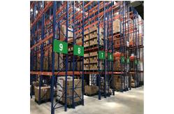 China Warehouse Heavy Duty Pallet Rack Shelving VNA Very Narrow Aisle Racking System supplier