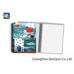 Durable Custom Printed Notebooks , A4/A5/A6 3D Lenticular Cover CMYK Offset Printing