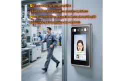 China 8 Inch Biometric Facial Recognition System Face Reader Attendance Machine 2GB RAM supplier