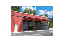 China Portal Frame Warehouse Steel Structure Construction Prefabricated Pole Barn supplier