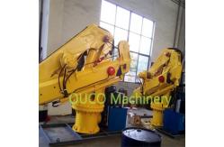 China Hydraulic 6M Folding Boom 2T Offshore Marine Cranes supplier