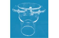 China Quartz Horn Cover Quartz Glass Quartz Apparatus Manufacturer Customized supplier