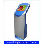 19 inch custom self service kiosk with customizable components like barcode scanner