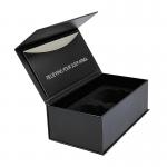 Gold Foil Printing Rectangle Magnetic Gift Box Packaging with Foam Insert and Envelope
