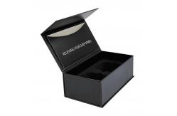 China Gold Foil Printing Rectangle Magnetic Gift Box Packaging with Foam Insert and Envelope supplier